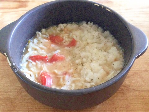 しらすミニトマト入りおじや♪